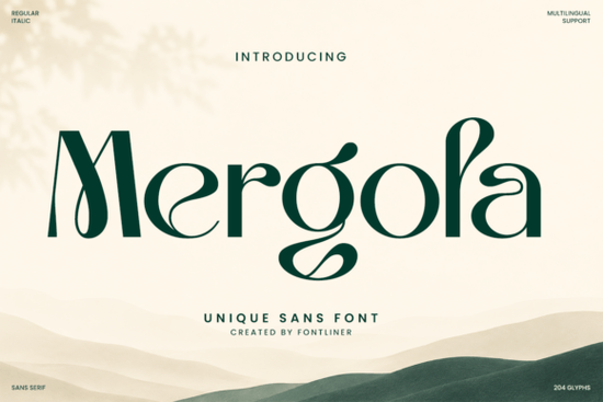 Mergola Font